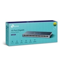 TP-Link TL-SG116 16-Port Gigabit Switch - Fanless Metal Desktop TP-Link TL-SG116 16-Port Gigabit Switch - Fanless Metal Desktop